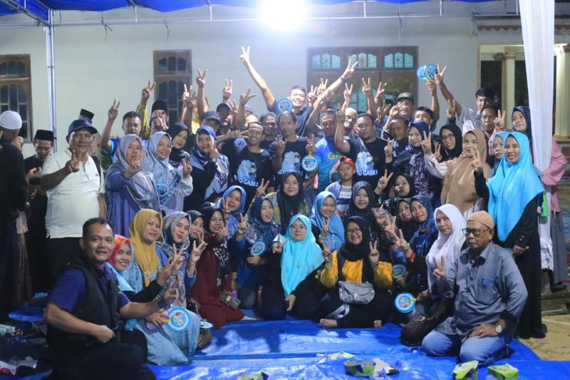 Massa Padati Koto Gasib Hadiri Kampanye Cabup Siak Nomor Urut 2 Dr Afni